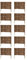 MC.Sammler Panneau en Saule tressé Palissades en Bois 16 Dimensions Hauteur: 40 cm Longueur: 60 cm clôture de Jardin 10 pièces
