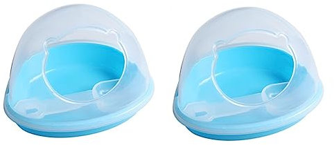 Mipcase 2 Stück Handheld Hamster Sand Badezimmer Einzigartiges Design Für Hamster Katzentoilette Robustes Material Haustierfreundlich