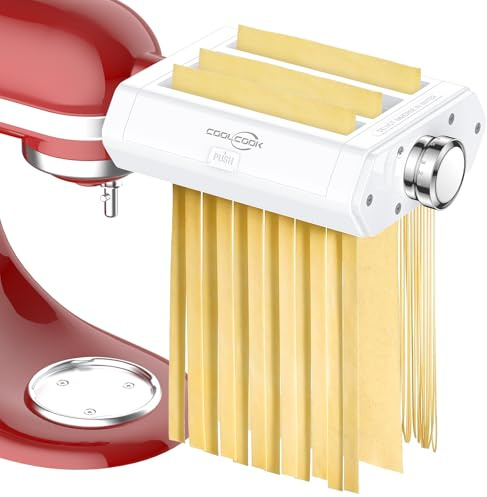 Pasta Attachment for KitchenAid Stand Mixers, 3 in 1 Pasta Maker Set