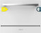 Cecotec Lavavajillas Compacto 6 Cubiertos Bolero Aguazero 2400 White Glass. 1380W, Acabado Cristal Blanco, 5 Programas, Control Panel Táctil, Programable hasta 24h, Child Lock y Cesta para Cubiertos