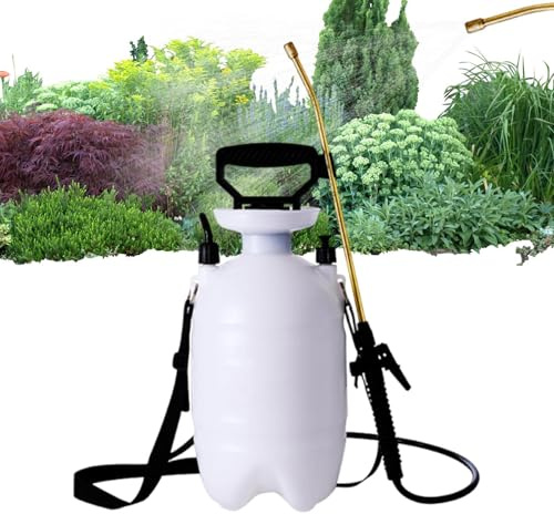Spruzzatore per prato, nebulizzatore per piante con tracolla, versatile, per piante, casa, giardino, prato