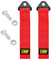 Exsbtay 2 Pièces Racing Voiture Remorque Corde, Sangle de Remorquage Racing, Sangle Remorquage Voiture Universal, pour Pare Chocs Avant et Arrière (Rouge)