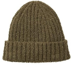 TOM TAILOR Damen 1037732 Basic Strickmütze, 11848-jungle Soil Green, OneSize