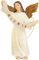 FADEDA Angel / Height: 8 cm / Hand-Painted / Detailed Nativity Scene Figures - Christmas Table Decoration Nativity Accessories