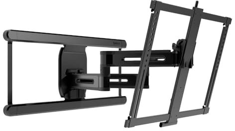 SANUS Height Adjustable Full Motion TV Wall Mount for 42 to 90 TVs - Raise or Lower TV 4 After Install - Maximizes Compatibility with Your Setup - 3 Step DIY w/Smooth Extension, Tilt & Swivel