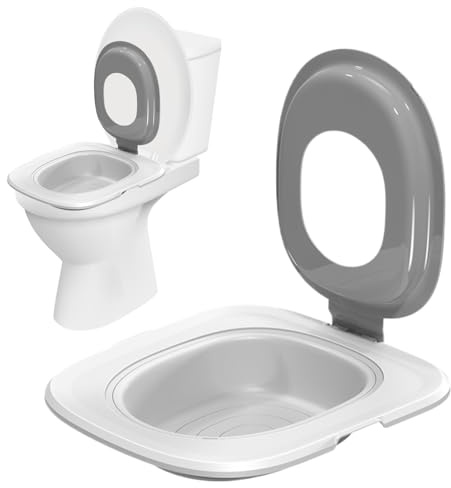 Kit di addestramento per WC per gatti Sistemi di addestramento per gatti Lettiera riutilizzabile Trainer Professionale Insegna a usare Sedile per orinatoio riutilizzabile Kitty Trainer