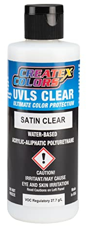 Createx Airbrush Paint UVLS Satin Clear, 4 Oz (4051-04)