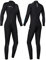 Owntop 5mm Neoprenanzug für Damen– Neopren Tauchanzüge Langarm Stretch Tauchhaut, Einteilig Frontreißverschluss UPF50+ Thermisch Badebekleidung für Tauchen Surfen Schwimmen Schnorcheln, Schwarz S