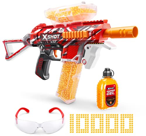 ZURU X-Shot Hyper Blaster Trace Fire mit 10.000 Kugeln