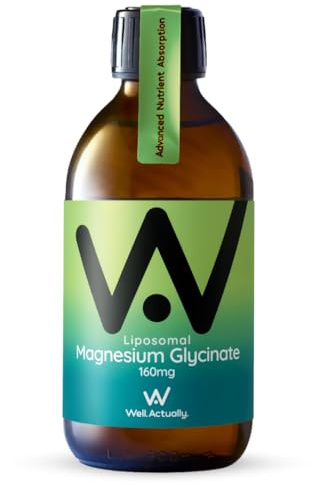 WELL ACTUALLY Liposomal Magnesium Glycinate High Strength Supplement, 250ml