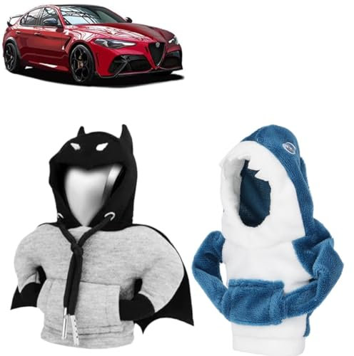 ZEPIQOR 2 Pieza Shift Knob Hoodie, Sudadera Palanca Cambios, Pomo para Palanca de Cambios, Cubierta para Palanca de Cambioscubierta con Capucha, Funda Cubierta Palanca Cambios 15 x 13 cm