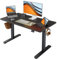 FEZIBO Schreibtisch Höhenverstellbar Elektrisch, 100 x 60 cm Steh-Sitz Tisch, Verstellbarer Stehpult mit Memory-Steuerung, Ergonomischer Computertisch Homeoffice, Schwarz
