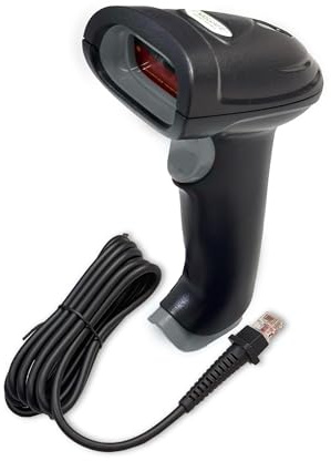 POSSAFE Wired Barcode Scanner with USB Cable | Handheld, High-Speed 1D Laser Code Scanner | Precise Scan Accuracy | Easy to Use, Plug & Play Setup | Ideal for Retail, Warehouse, Restaurant Use