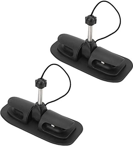 AOWINHIT Support de Rame Universel avec Verrouillage de Pagaie, 1 Paire pour Bateau Gonflable, Kayak, canoë, Dériveur, Radeau, Noyau en Fer de 0,4 Po