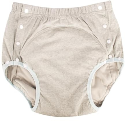 Amagogo Stoffwindel für Erwachsene, waschbare Windelüberhose, Inkontinenzhose, praktisch, schnelltrocknend, für ältere Männer, auslaufsicher, atmungsaktives, 3xl