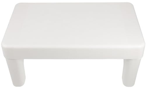 BAZEITFLOW Tabouret De Toilette pour Adultes Repose-Pieds De Toilette Antidérapant Marche Pied Adulte Tabouret De Salle De Bain 14.17 X 7.87 X 6.69 Pouces pour Position Accroupie Naturelle