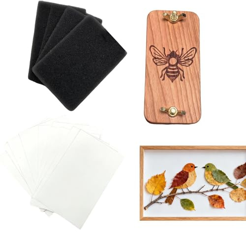 Générique Miniatyr blompress - justerbar presssats - blompressskit för naturälskare inspirerande konstnärer kvinnor män flickor pojkar barn