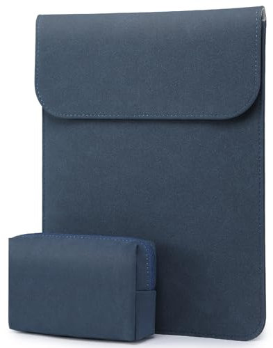 HYZUO 13,3-14 Zoll Laptop Hülle Tasche Laptophülle für MacBook Pro 14 M4/M3/M2/M1 A3401 A3185 A3112 2025-2021, 13,5-13,8 Surface Laptop 7-1, MacBook Air 13 2017-2012, HP Spectre x360 13, Navy blau