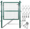 Ansobea Puerta de jardín Verde 125 x 100 cm Puerta de jardín con Cerradura para Puerta de jardín, Puerta de jardín, Valla de Rejilla
