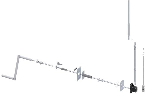 Manoeuvre de secours pour volet roulant motorisé et porte de garage - boîtier plastique