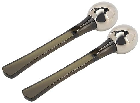 2pcs Eye Cream Applicator, Eye Massage Roller, Zinc Alloy Eye Cream Applicator Scoop Roller,Eye Cream Applicator Creams Dual Sided Wand Stick for Gentle Application and Scooping, for Anti-wrinkle