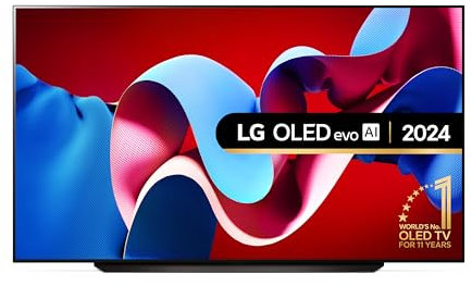 LG evo OLED83C44LA 83-Inch 4K UHD Smart TV, (α9 AI Processor Gen7, Dolby Atmos, Freeview Play and Amazon Alexa, 120Hz), Umber Brown [Model 2024]