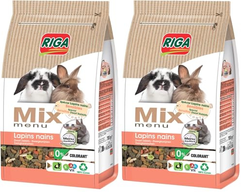 RIGAMIX Lapins SENSIBLES 700G (Lot de 2)
