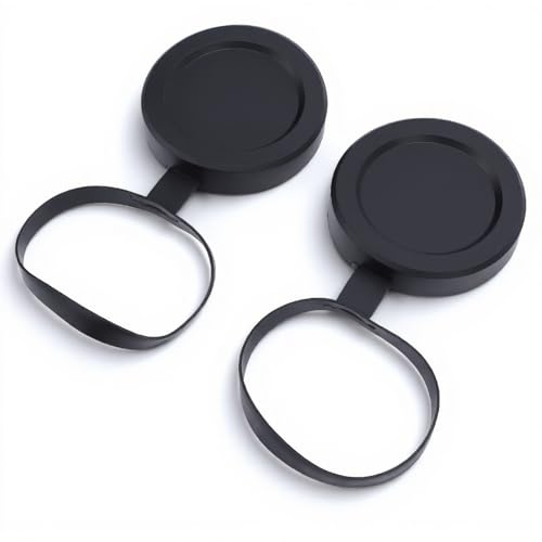2st Objektivlock Av Gummi, för Innerdiameter 61 Till 64 Mm Lins, Linsskyddande Dammskydd för Kikare Monokulära, Svart