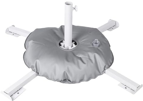 Base de Paraguas, Soporte Plegable Resistente | Capacidad de 22 Libras portátil para Paraguas al Aire Libre con de Agua rellenable, para Exteriores, Playa, Patio, Piscina,