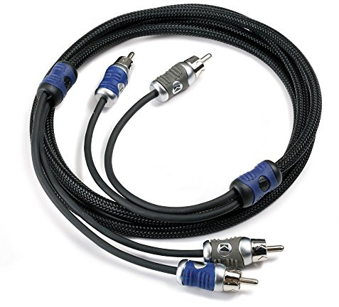 KICKER 46QI23 Q-Series 2-Channel RCA Interconnects, 3.0 Meter