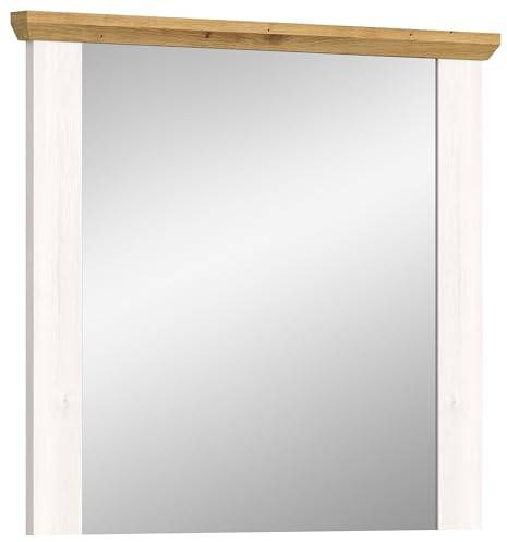 xonox.home Garderobe Verona Spiegel Wandspiegel Flurspiegel Dekospiegel in Sibiu Lärche Nb. Absetzung Artisan Eiche Nb. ca.82x70x4 cm