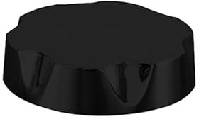 Bouton rotatif pour siphon de baignoire - Noir