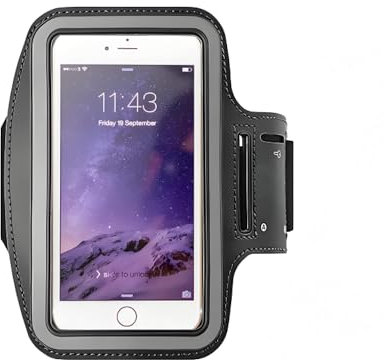 Brazalete deportivo universal para smartphones, funda para correr, compatible con iPhone 15/14/13/12 Pro Max y Galaxy S24/S23+/S22/S21 FE, tamaño 6,2 ~ 6,7