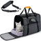 NilveX Cat Carrier Large, Grey, Breathable Mesh, Adjustable Shoulder Strap, Ideal for Cats, Small Dogs, Kittens or Puppies, Up to 15lbs, Travel, Veterinary Visits, Outdoor Activities
