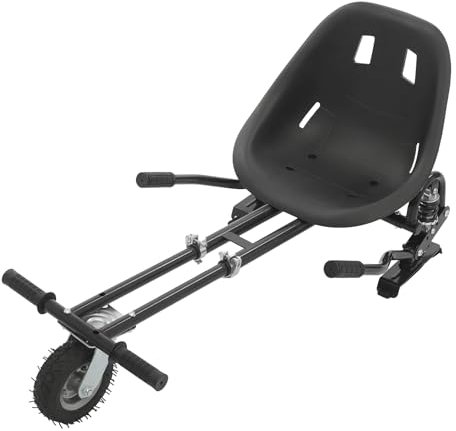 Asiento de hoverboard antideslizante, amortiguador de golpes, hoverboard kart kart, accesorios para hoverboards, hoverkart ajustable, dos vueltas, para adultos y niños (rojo)