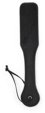 IRFHDCX Fusta Caballo látigos de Caballo Flogger Cultivos equitación Paleta Felpa Negra Cuero Rojo 32 cm