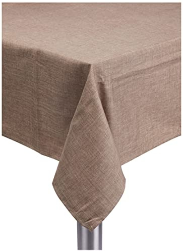 CALITEX Mantel, Poliéster, Gris Pardo, 350x150 cm