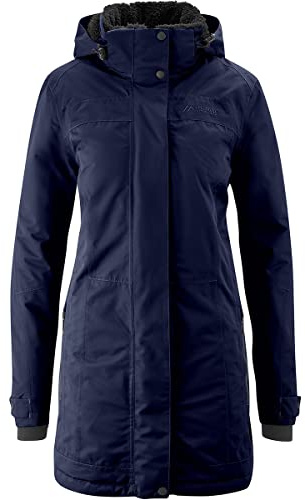 Maier Sports Lisa 2.1, Damen Outdoorjacke, Wasserdichter Outdoor-Mantel mit vielen Features, mTEX Wetterschutz und mTHERM für hohen Wärmerückhalt, PFC-frei, Blau, 40