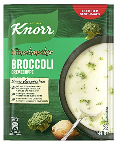 Knorr Feinschmecker Broccoli Suppe, 2 Teller