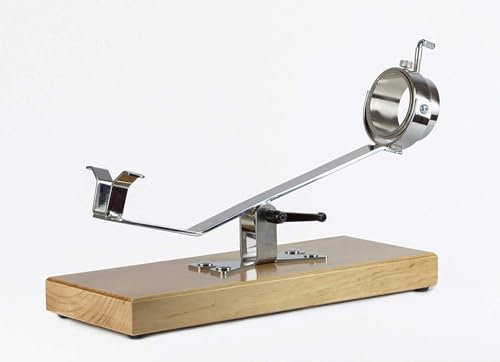 BRICOMIRAS JAMONERO BASCULANTE GIRATORIO CON BASE MADERA NOGAL, SOPORTE JAMONERO IDEAL USO DOMÉSTICO Y PROFESIONAL (Nogal solo)