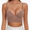 SEAGETTINO Nahtloser Push Up BH für Frauen Strap Multiway Convertible T-Shirt BH Tiefer V-Ausschnitt Bügel Plunge BH