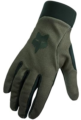 Fox Racing - YTH Ranger Gloves - Boys - Offroad, Excellent Grip, Adjustable Fit, Touchscreen Functionality, Gloves, Mountainbike Cycling, Military, YS
