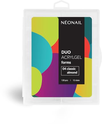 NEONAIL Capsules Popits Duo Acrylgel - Faux Ongles Capsule Ongles Popit Ongle - Popits Pour Ongles - Faux Ongle UV Gel Extension d'Ongle - 04 Classic Almond - Amandes - 120 pcs