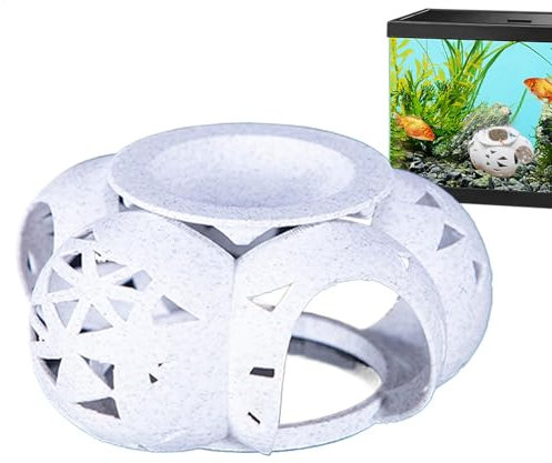 Poludatly Garnelenhaus, kleine Höhle für Aquarien, Betta-Höhle Lounge, multifunktionales Betta-Fischhaus, Aquarium-Schwimm-Dekoration, Betta-Lair für Fischrassen