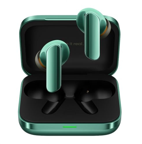 realme Buds Air 7 Pro | 52dB ANC | Hi-Res LHDC 5.0 | Controlador de graves profundos de 12.4 mm | Audio espacial de 360° | Tiempo de reproducción de 52 horas | 6-Mic ENC | Bluetooth 5.4 | IP55 | Carga