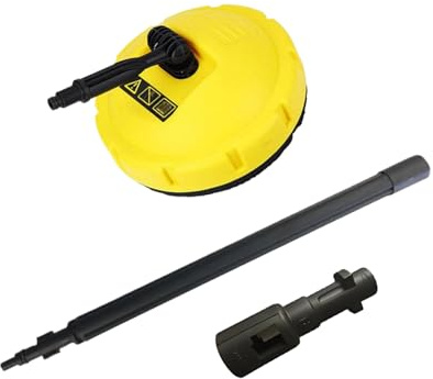 Pulitore per superfici idropulitrici, lavapavimenti per pavimenti, strumento di pulizia per esterni resistente, accessorio per la pulizia del ponte del, accessorio compatto per pavimentazione