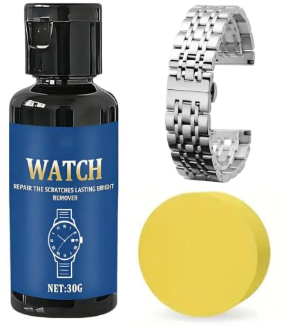 Crème réparatrice pour rayures sur bijoux – 30 ml, fournitures quotidiennes portables multifonctions, crème de polissage pour montre | Crèmes anti-rayures pour alliages d'acier inoxydable, appareils p