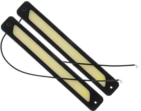 GARVALON Luces LED Silicona Flexible para Coche de Circulación Diurna y Certificación Ip65 Alta Luminosidad Ideales para Uso Off Road
