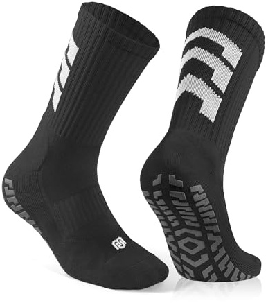 CLOSEMATE Chaussettes Foot Homme Femme 39-42 43-46 Antidérapant 1/3 Paires | Coton peigné respirant, Design silicone antidérapant, Semelle amortissante,Talon et orteils renforcés,Soutien voûte plantaire