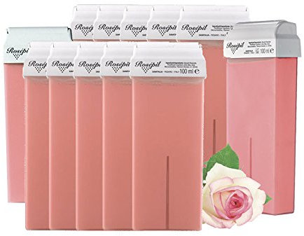 Cartuccia Cera Rosa Pelli Sensibili – Roll-On 100 ml – Set di 12